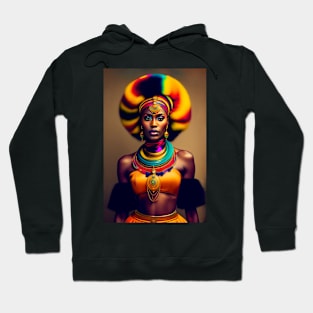 Colorful tribal queen 2 Hoodie